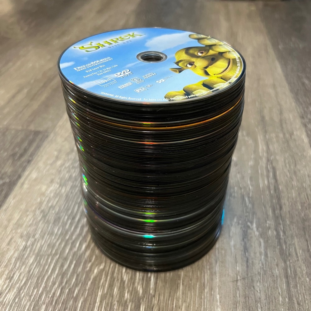 Lot of 100 DVD Discs Only Kids Children Disney Family Movies Cartoons TV Shows - Picture 4 of 4